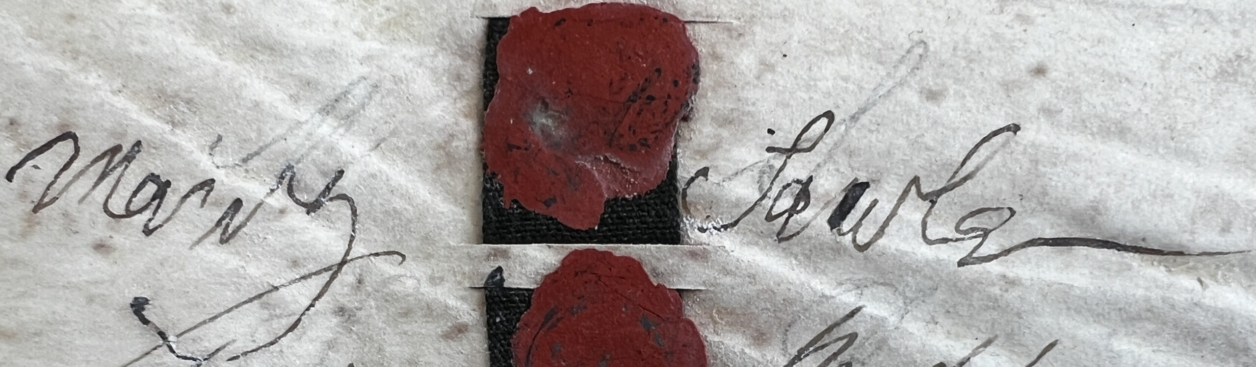 Signature and seal of Mary Sawle from the 1795 agreement